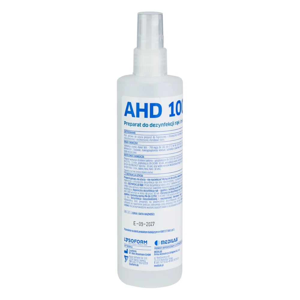 Dezynfekcja rąk - AHD 1000 - 250 ml