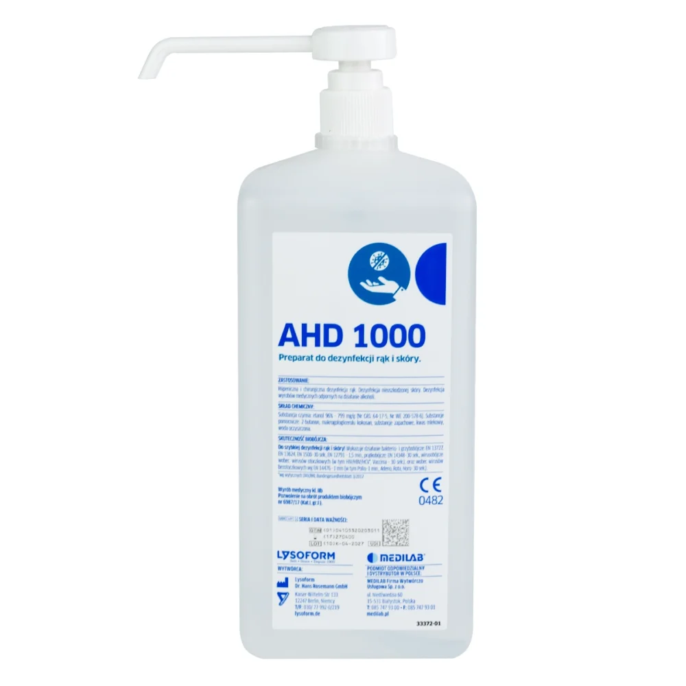 Dezynfekcja rąk – AHD 1000 – 1000 ml