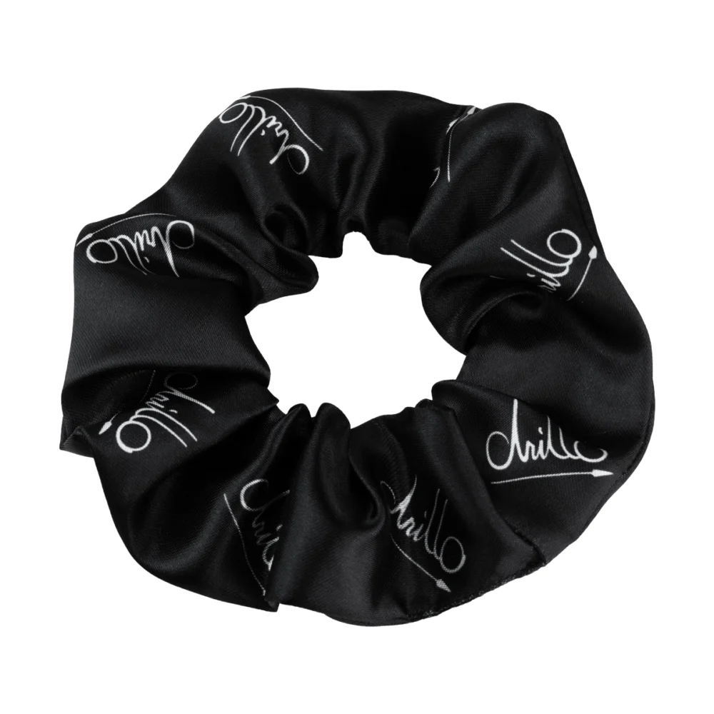Gumka do włosów - Scrunchie - Czarna